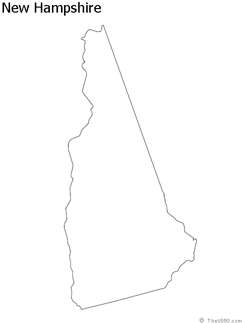 The Us50   View The Blank State Outline Maps
