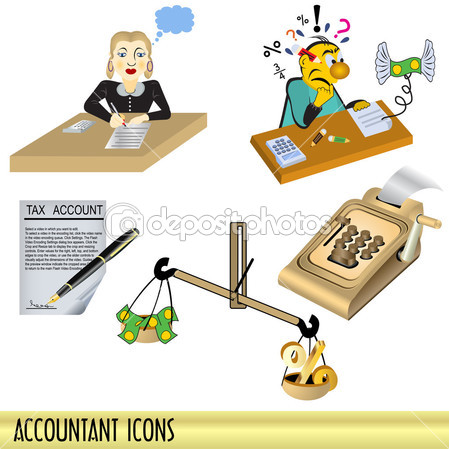 Vector Accounting Icons Html