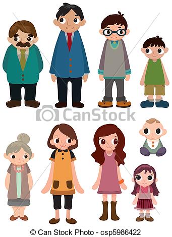 Vector   Cartoon Family Icon   Clipart Panda   Free Clipart Images