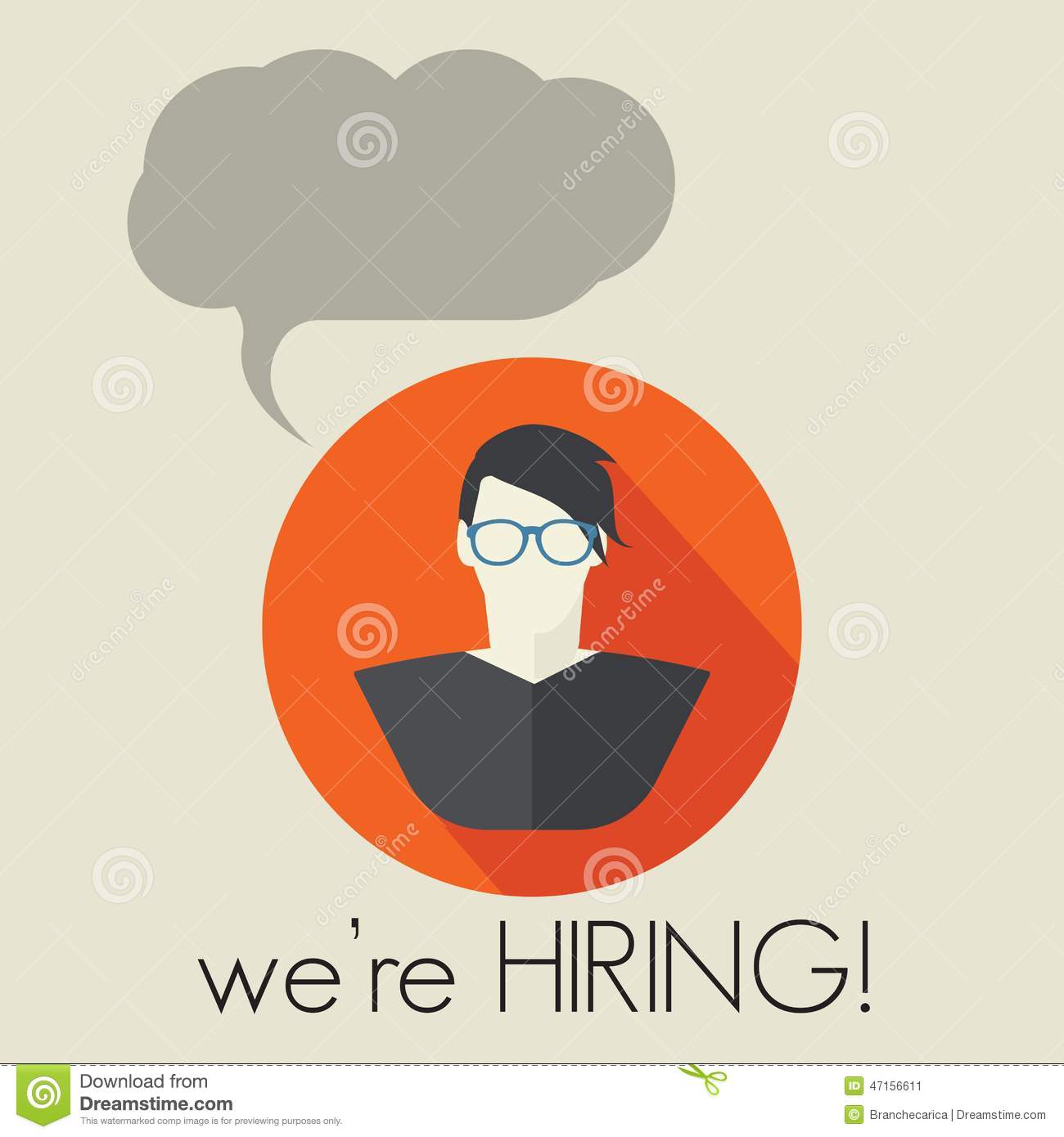Vector Illustration Of The We Are Hiring