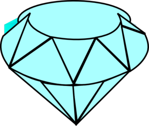 Blue Diamond Clip Art
