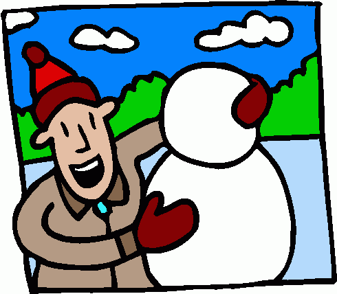 Building Snowman 1 Clipart Clipart   Building Snowman 1 Clipart Clip    