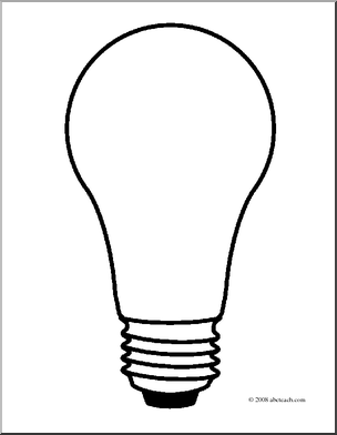 Clip Art  Light Bulb 2