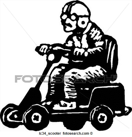 Clipart Of Scooter Lc34 Scooter   Search Clip Art Illustration Murals