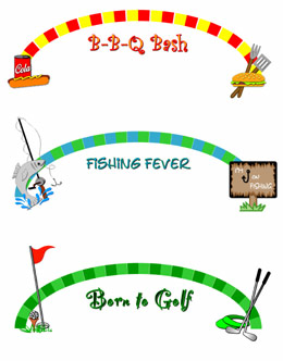     Father S Daydadpapabbq Fishing Golf Graduation Frames Clip Art