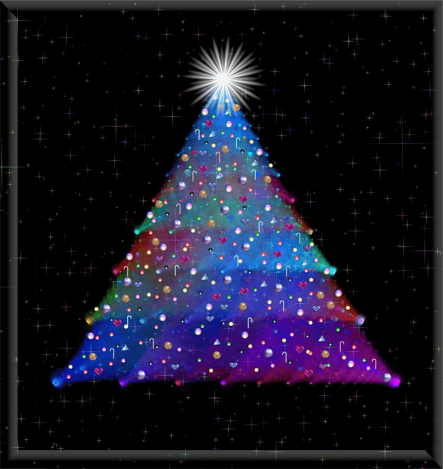 Image  Animated Christmas Tree By Sparky650 Gif 