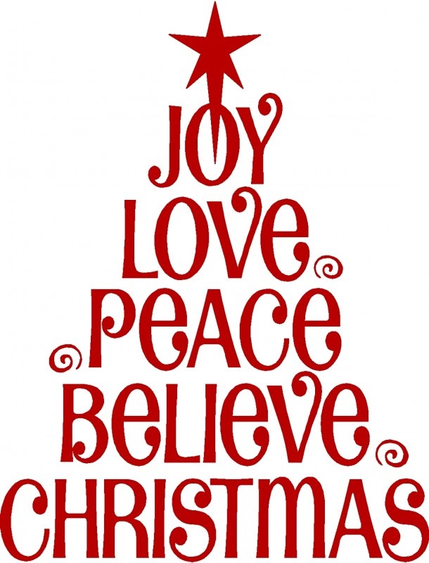 Joy Love Peace Believe Christmas   Crafts   Pinterest