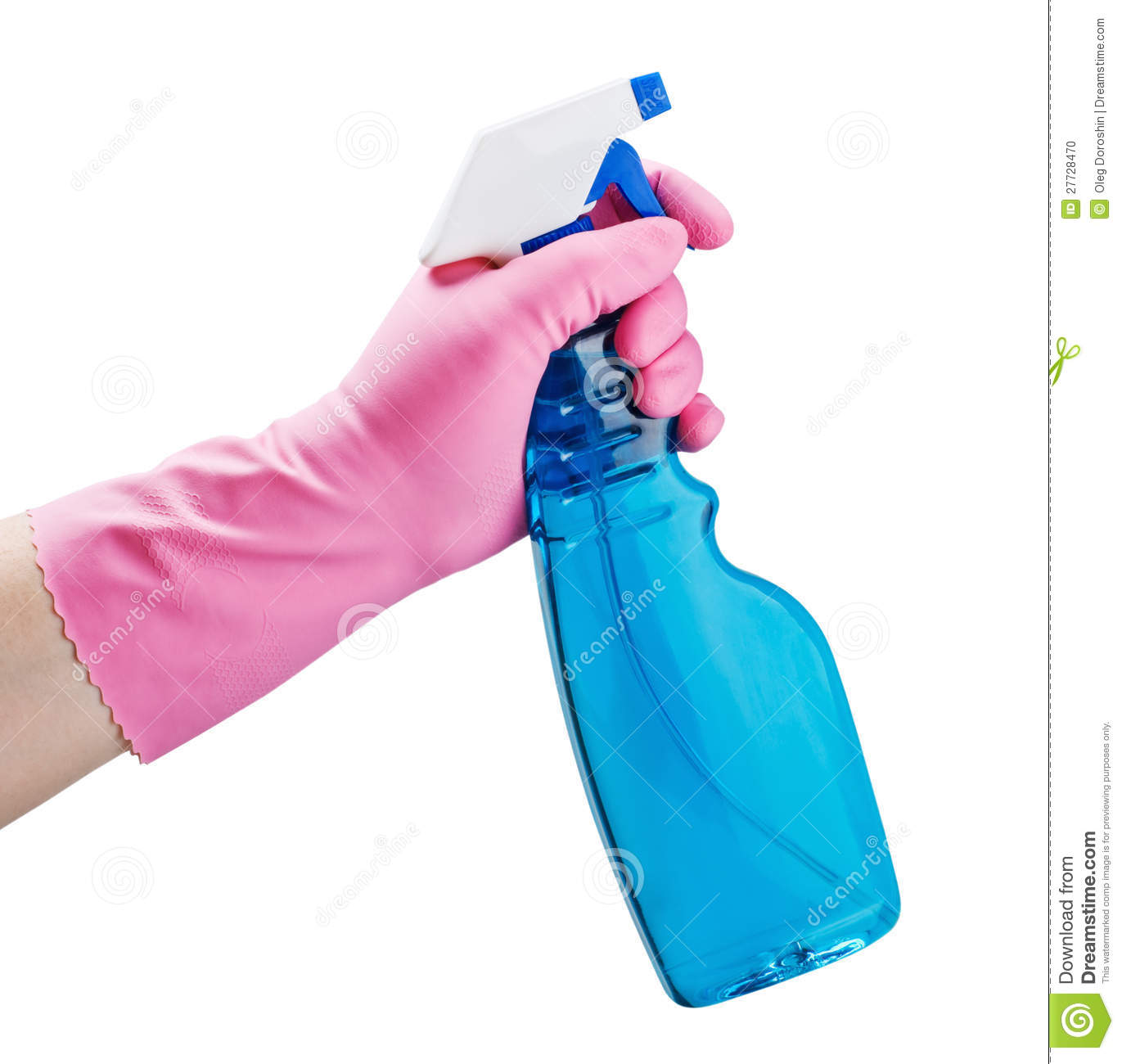 More Similar Stock Images Of   Gloved Hand Holding A Spray Bottle
