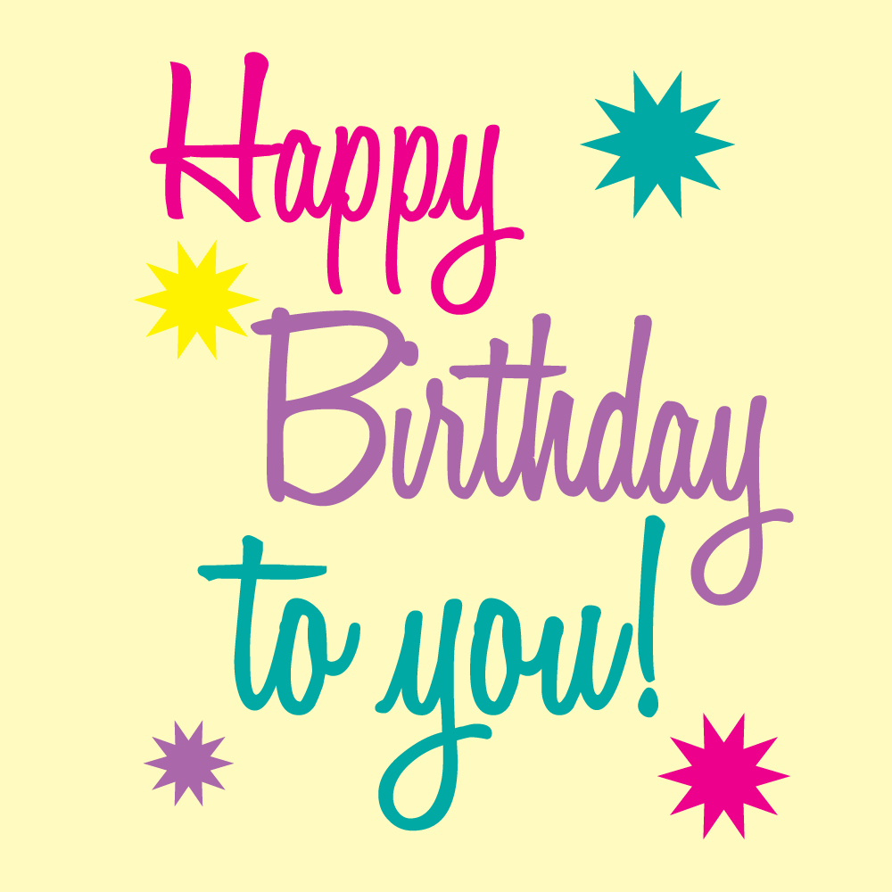 Printable Free Birthday Clipart Happy Birthday Graphics  50th 40th