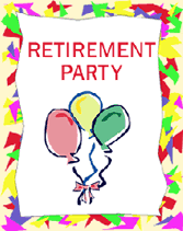 Printable Retirement Party Invitation With Balloons