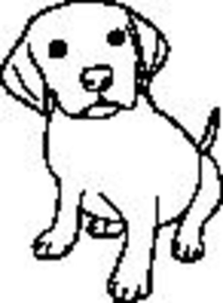 Puppy Black Labrador Royalty Free Clip Art