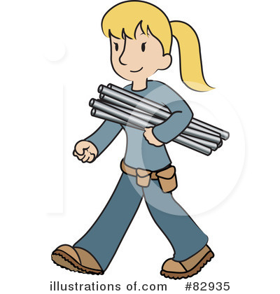 Royalty Free  Rf  Plumber Clipart Illustration By Rosie Piter   Stock