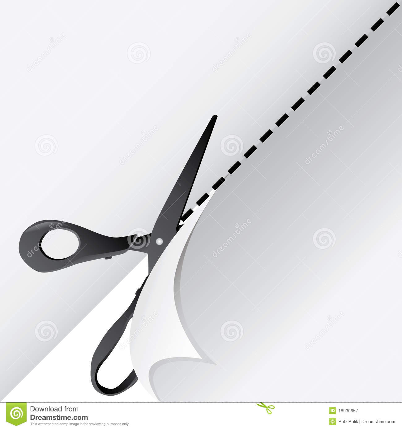 Scissors Cut Paper Royalty Free Stock Photography   Image  18930657