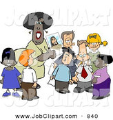 African American Students Clip Art