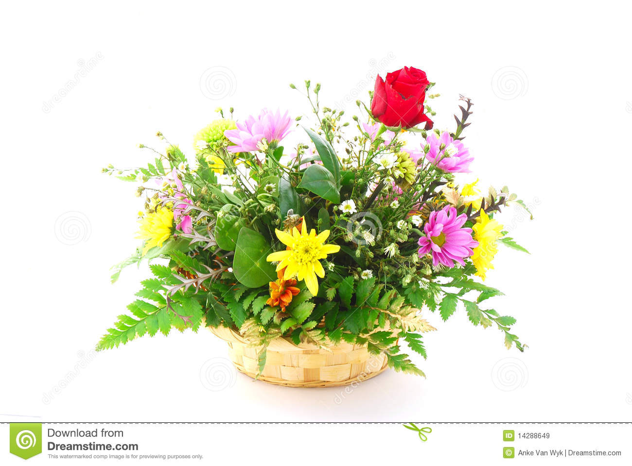Beautiful Colorful Flower Bouquet As Gift For Mother S Day  Image