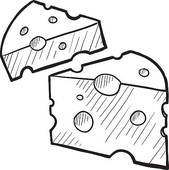 Cheese Wedge Clip Art And Illustration  60 Cheese Wedge Clipart Vector