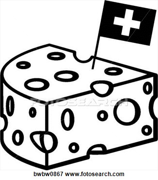 Clip Art   Swiss Cheese  Fotosearch   Search Clipart Illustration