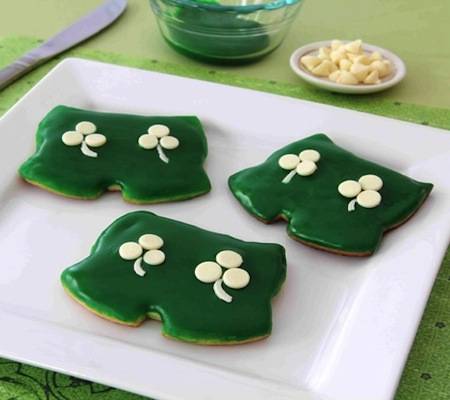 Festive Mickey Mouse Shorts Cookies For St  Patrick S Day