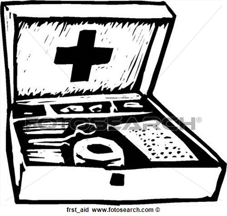 First Aid Kit Clipart Black And White Clipart First Aid