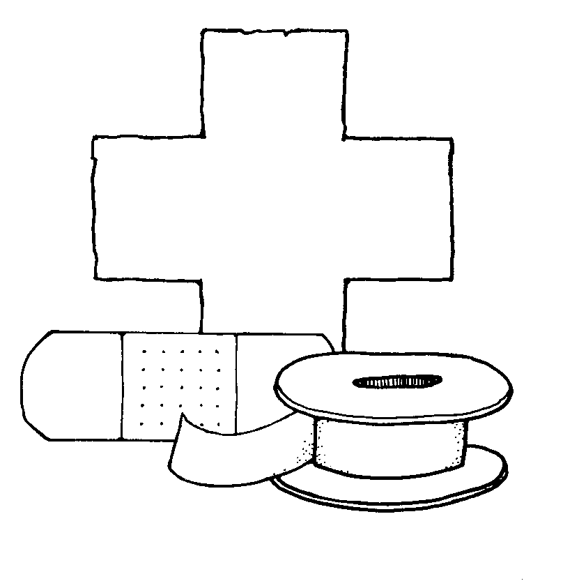 First Aid Kit Clipart Black And White First Aid Kit