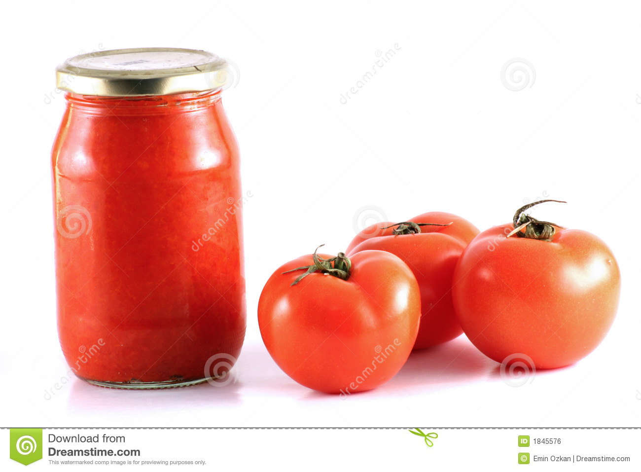 Haus Bildete Tomatensauce Lizenzfreies Stockbild   Bild  1845576
