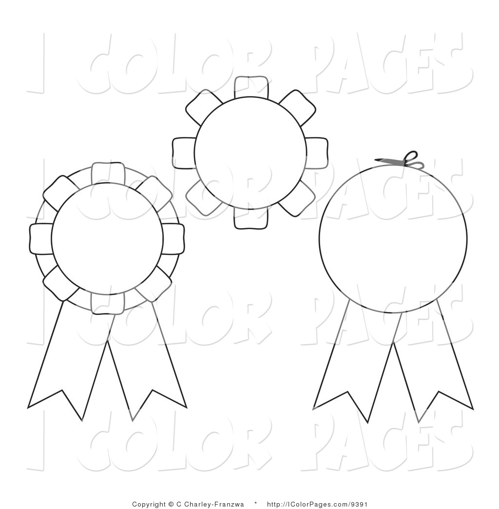 Larger Preview  Vector Coloring Page Of A Coloring Page Of Three Blank