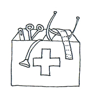 Medical Images Firt Aid Kit Sketch