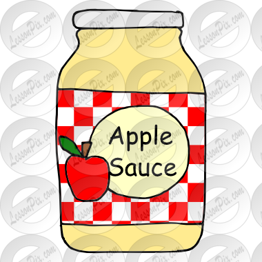 Picture For Classroom   Therapy Use   Great Applesauce Clipart