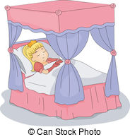 Sleeping Girl Clipart And Stock Illustrations  2638 Sleeping Girl