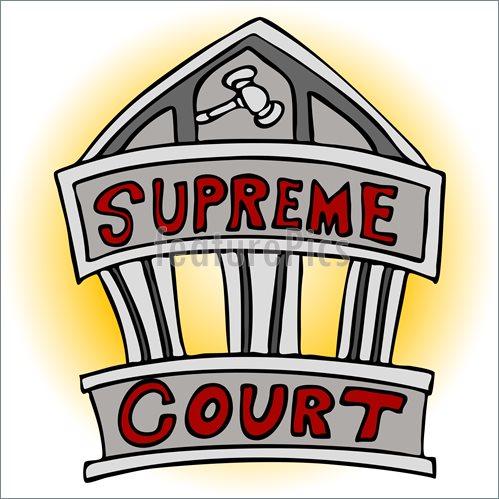 Supreme Court Illustration  Stock Vector At Featurepics Com