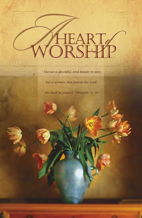 Women S Day A Heart Of Worship Bulletin   Monstermarketplace Com