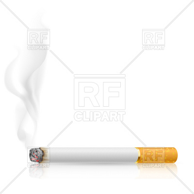     And Burning Cigarette Download Royalty Free Vector Clipart  Eps