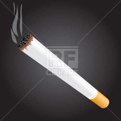 Burning Cigarette Download Royalty Free Vector Clipart  Eps