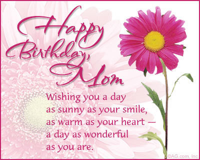 Dear Mom You Are The Sweetest Mom In The World Happy Birthday Mom