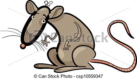 Eps Vector Of Rat Cartoon Character   Cartoon Humorous Illustration Of