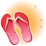 Flip Flops Imagediary Summer Sports Seasons Image Diary Slippers    