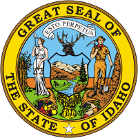 Idaho State Seal   Vector Image