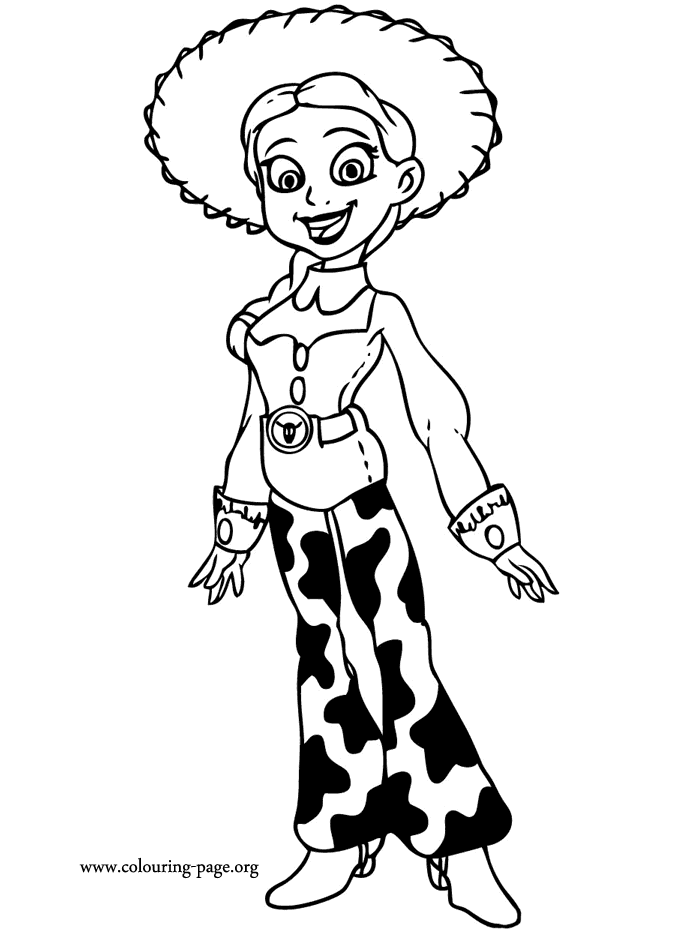 Jessie Toy Story Coloring Pages   Coloring Pages For Kids