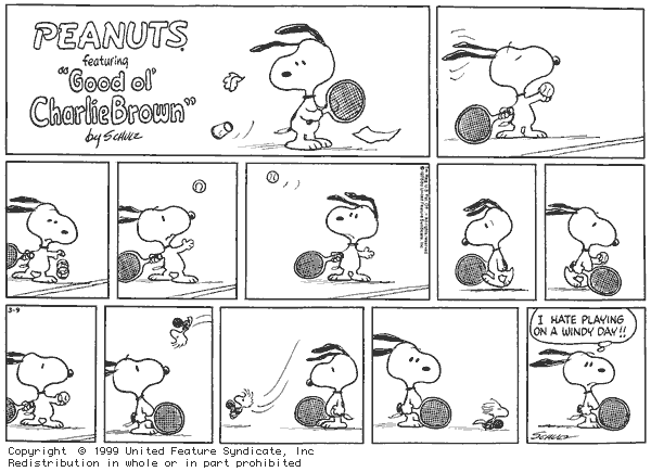 Peanuts Snoopy   Tennis Jokes Cartoons Funny Photos Video Clips