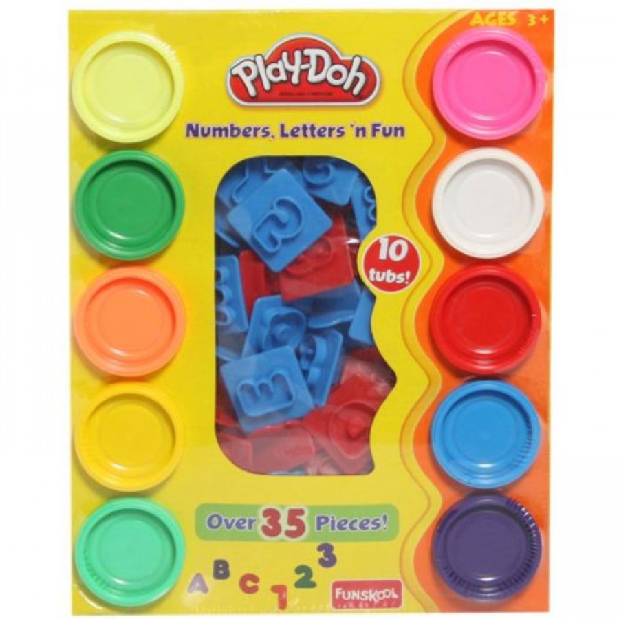 Play Doh Numbers Letters  N  Fun