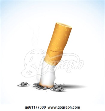 Stock Illustration   Burning Cigarette  Clipart Illustrations