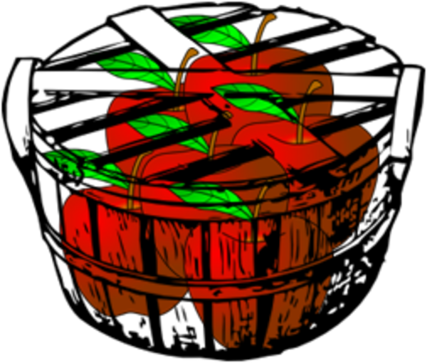 Apple Basket   Free Images At Clker Com   Vector Clip Art Online
