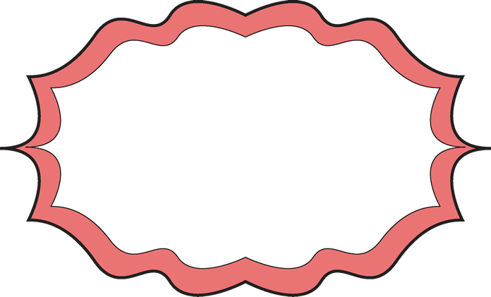 Fancy Peach Frame   Fancy Elegant Frame With A Peach Border And Filled    
