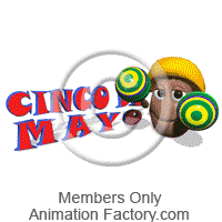 Jumping Bean Maracas Cinco Animated Clipart