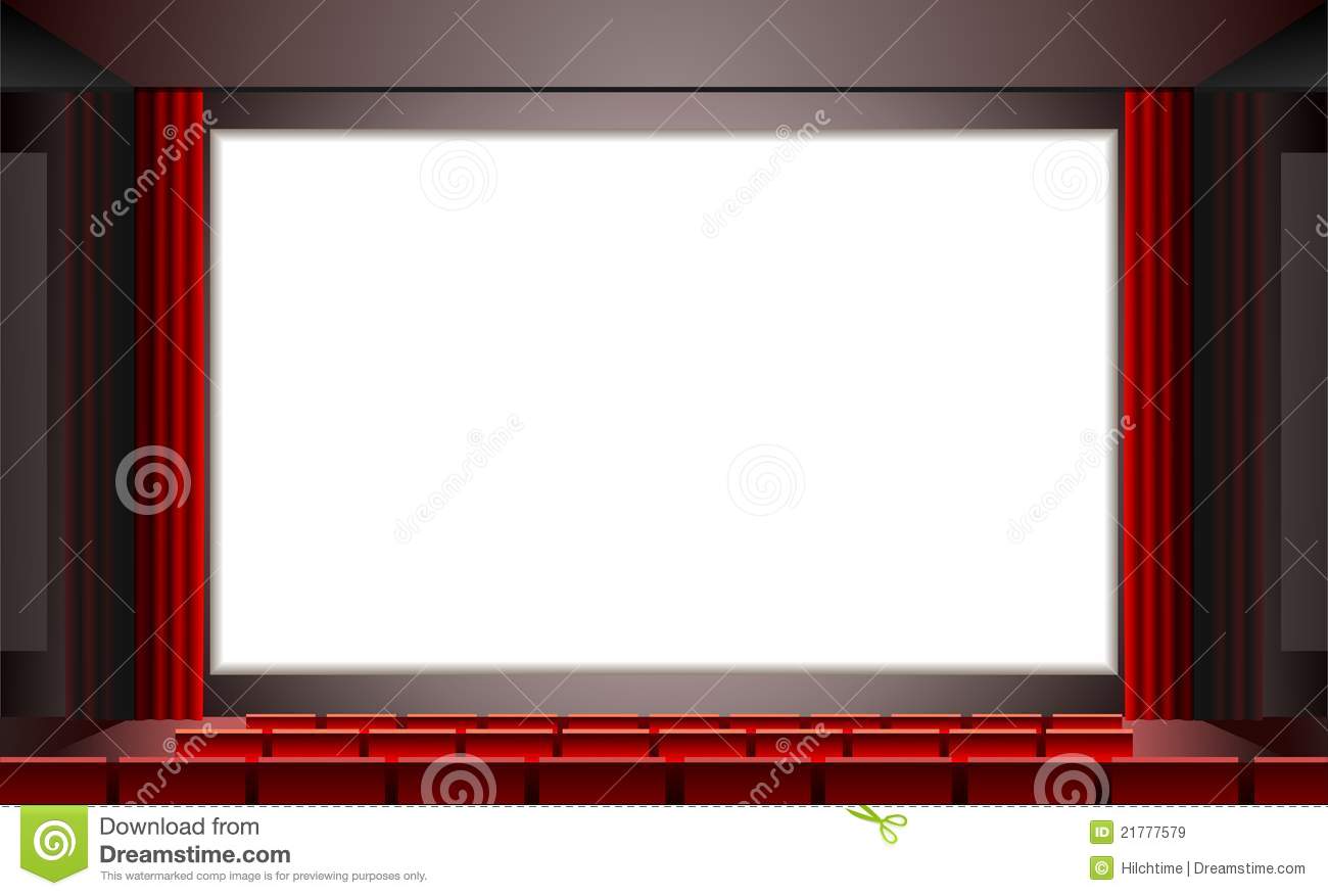 Movie Theatre Screen Clipart Cinema Blank Screen To Put