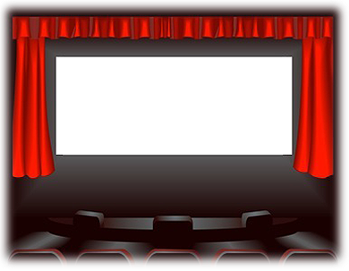 Pin Movie Theater Screen Clip Art On Pinterest