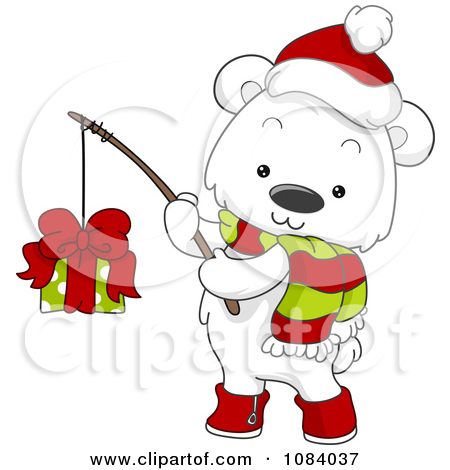 Royalty Free  Rf  Clipart Illustration Of Christmas Kids Working In A