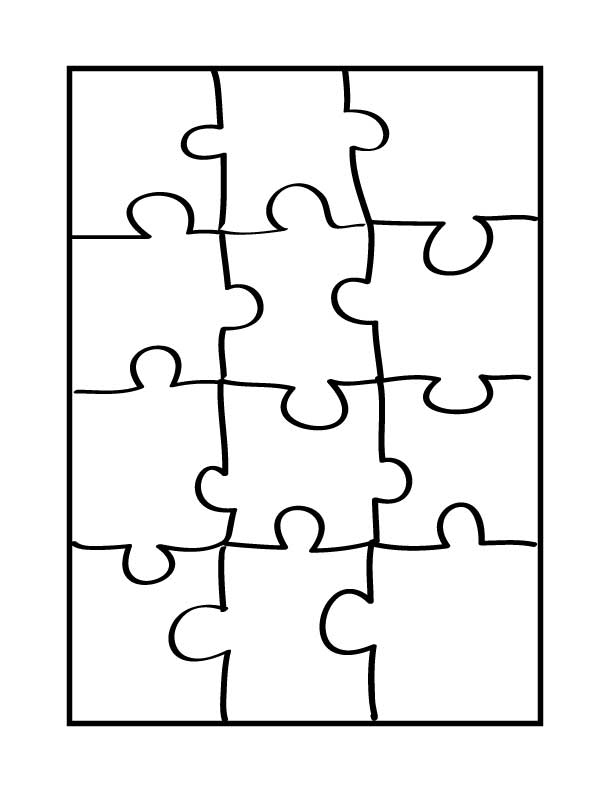 14 Printable Blank Puzzle Pieces Free Cliparts That You Can Download