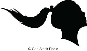 And Stock Art  1247 Ponytail Illustration And Vector Eps Clipart
