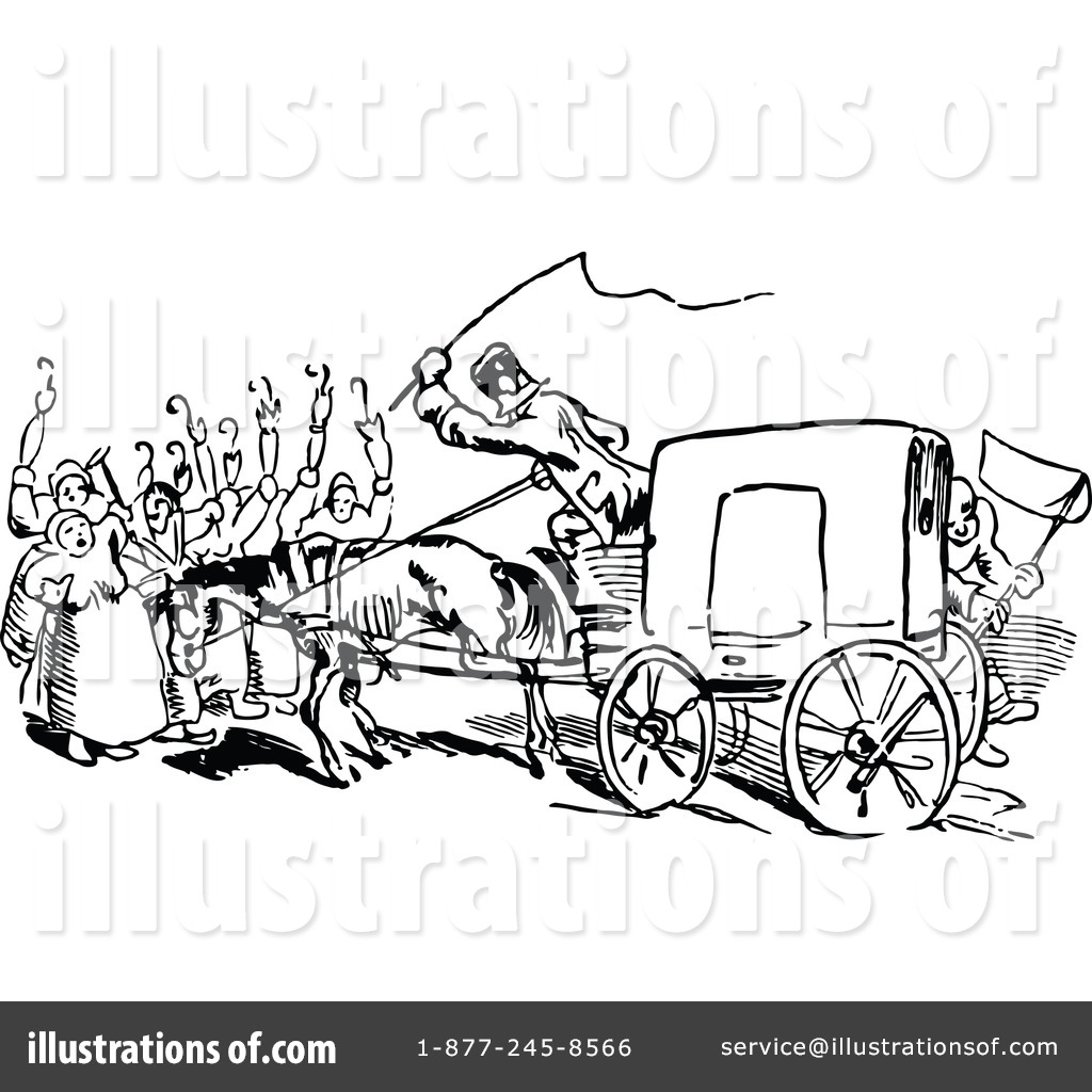 Angry Mob Clip Art Horse Drawn Wagon Clip Art Horse Drawn Cart Clipart